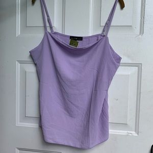 Purple dressy tank top